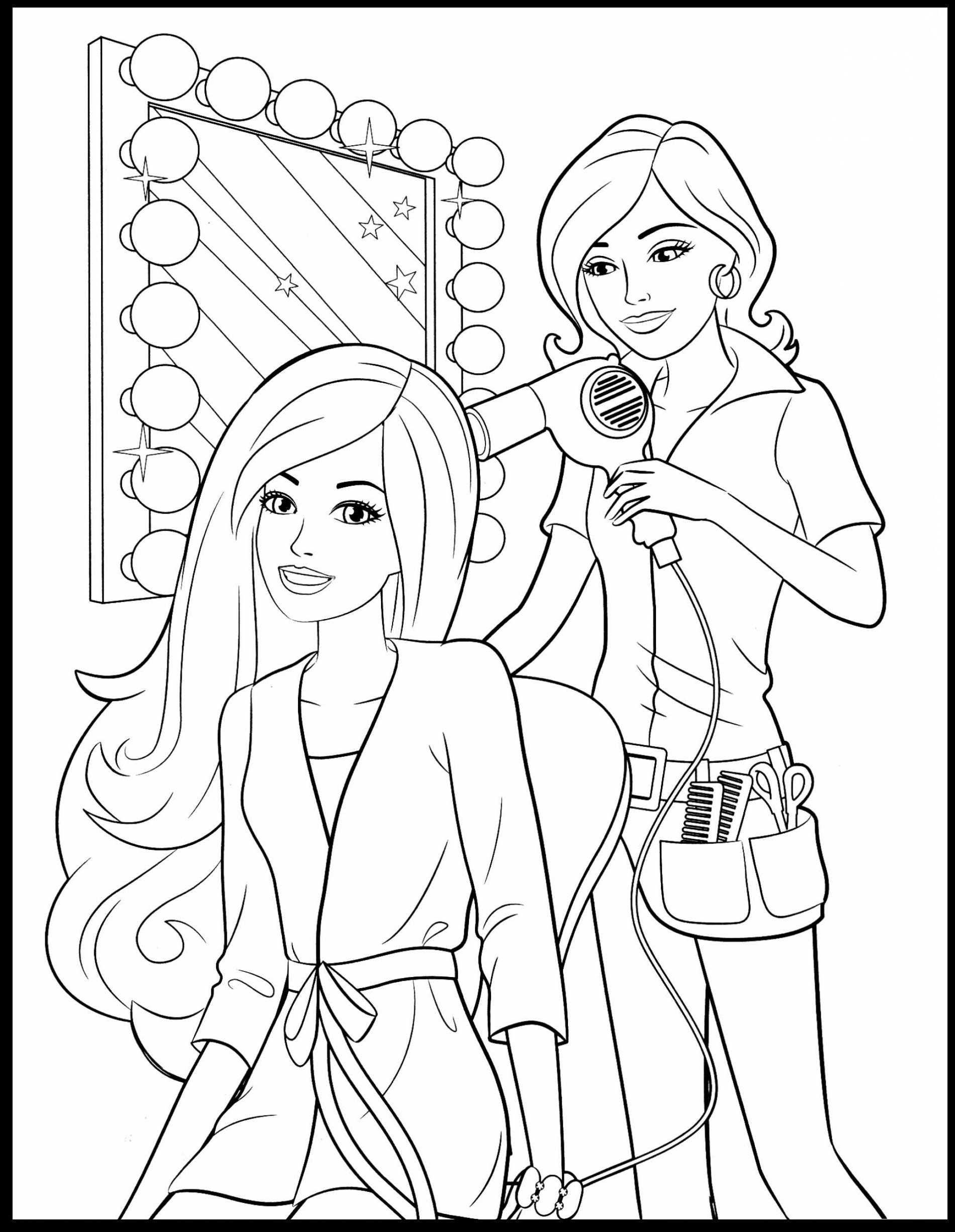 20+ Barbie Coloring Pages