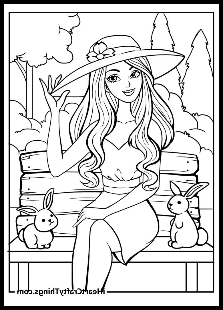 25+ Barbie Coloring Pages