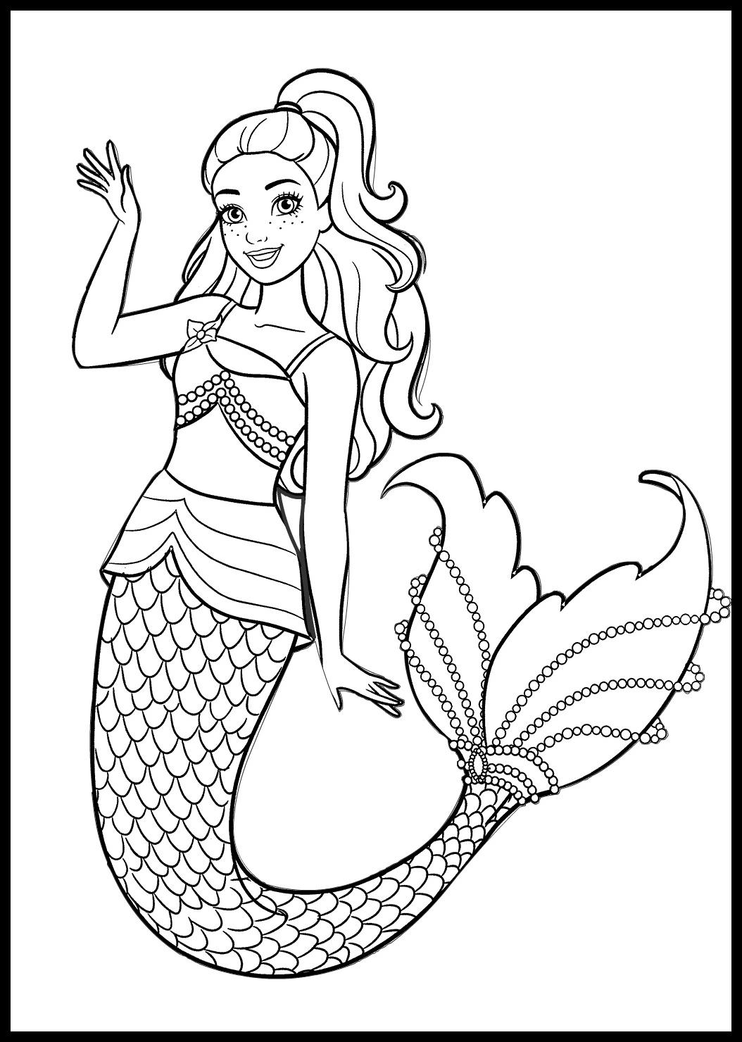 25+ Barbie Coloring Pages