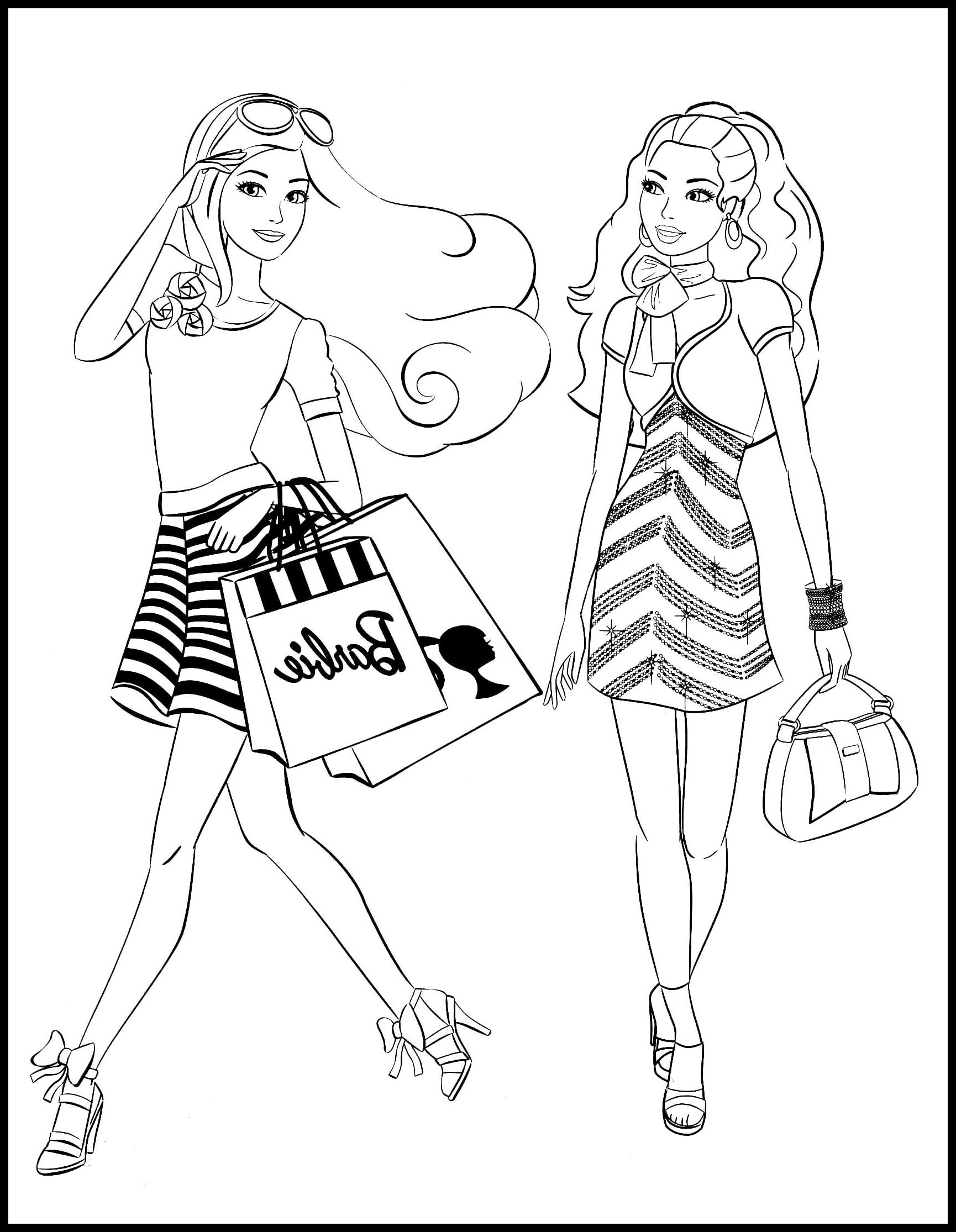 20+ Barbie Coloring Pages