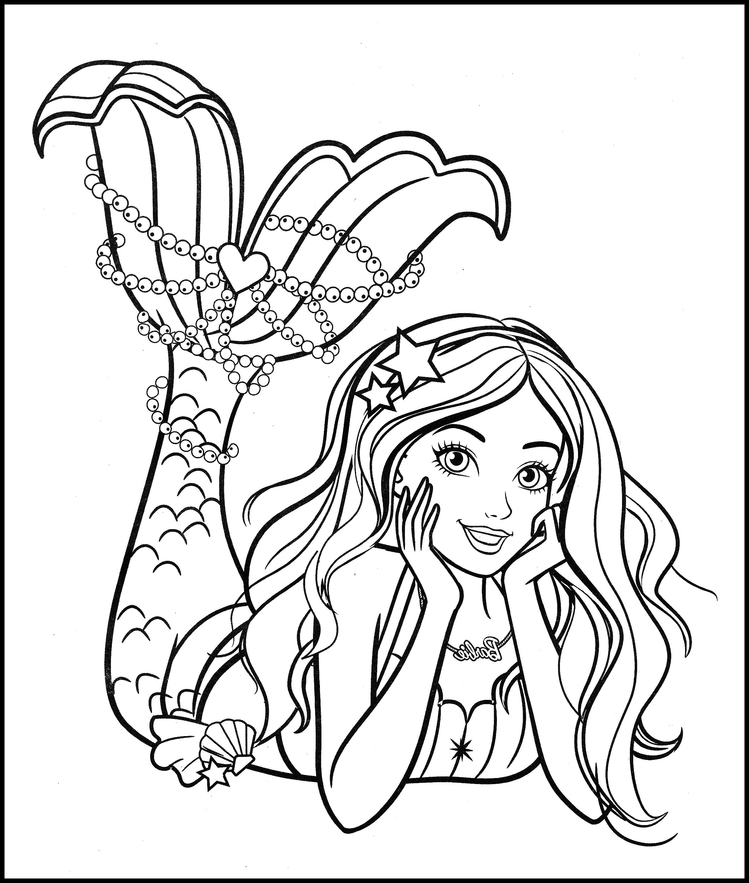 30+ Barbie Coloring Pages