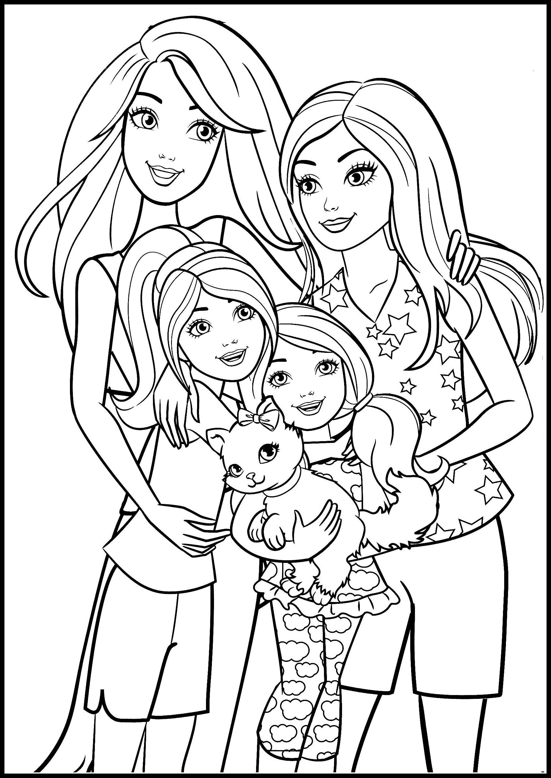 30+ Barbie Coloring Pages