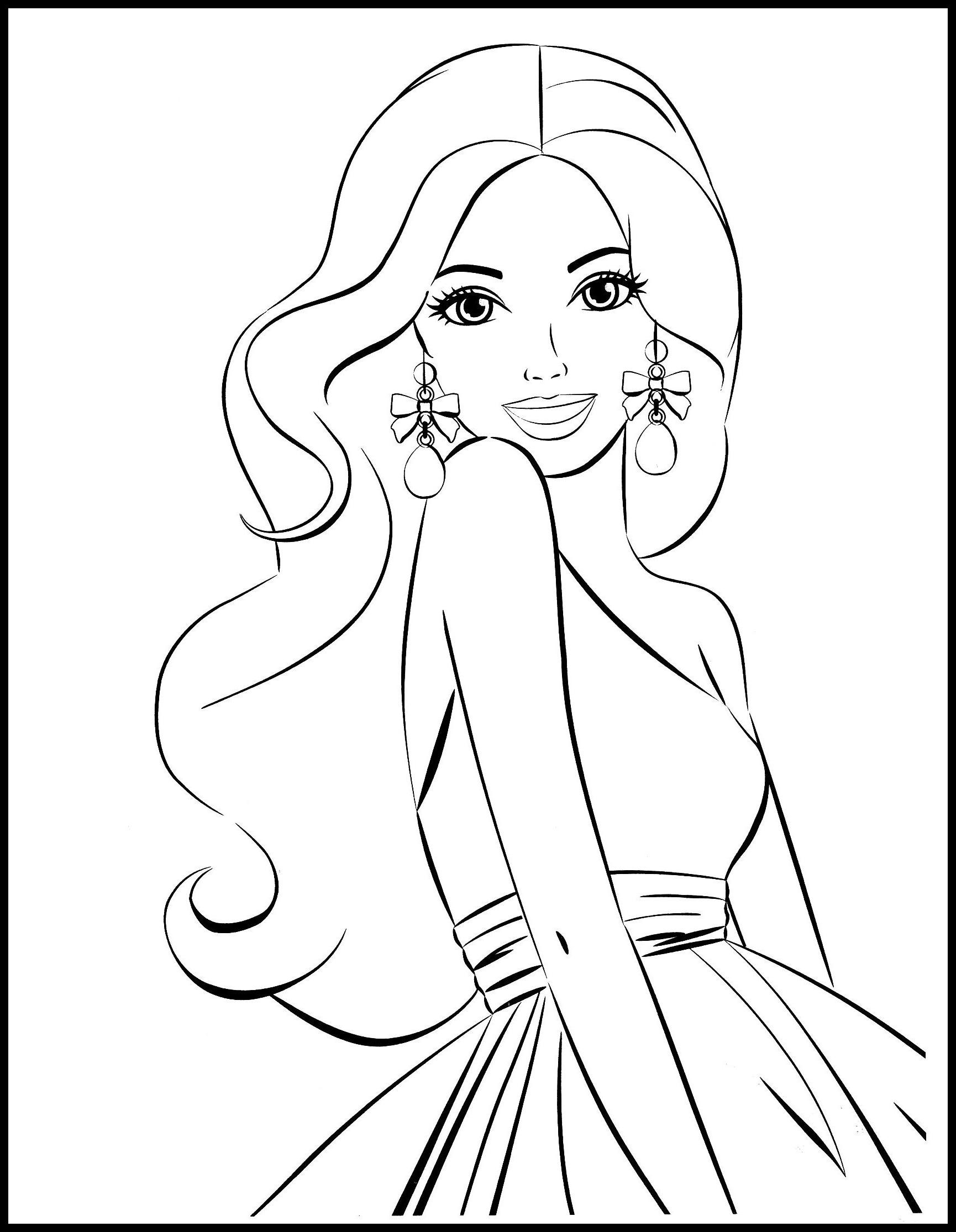 30+ Barbie Coloring Pages