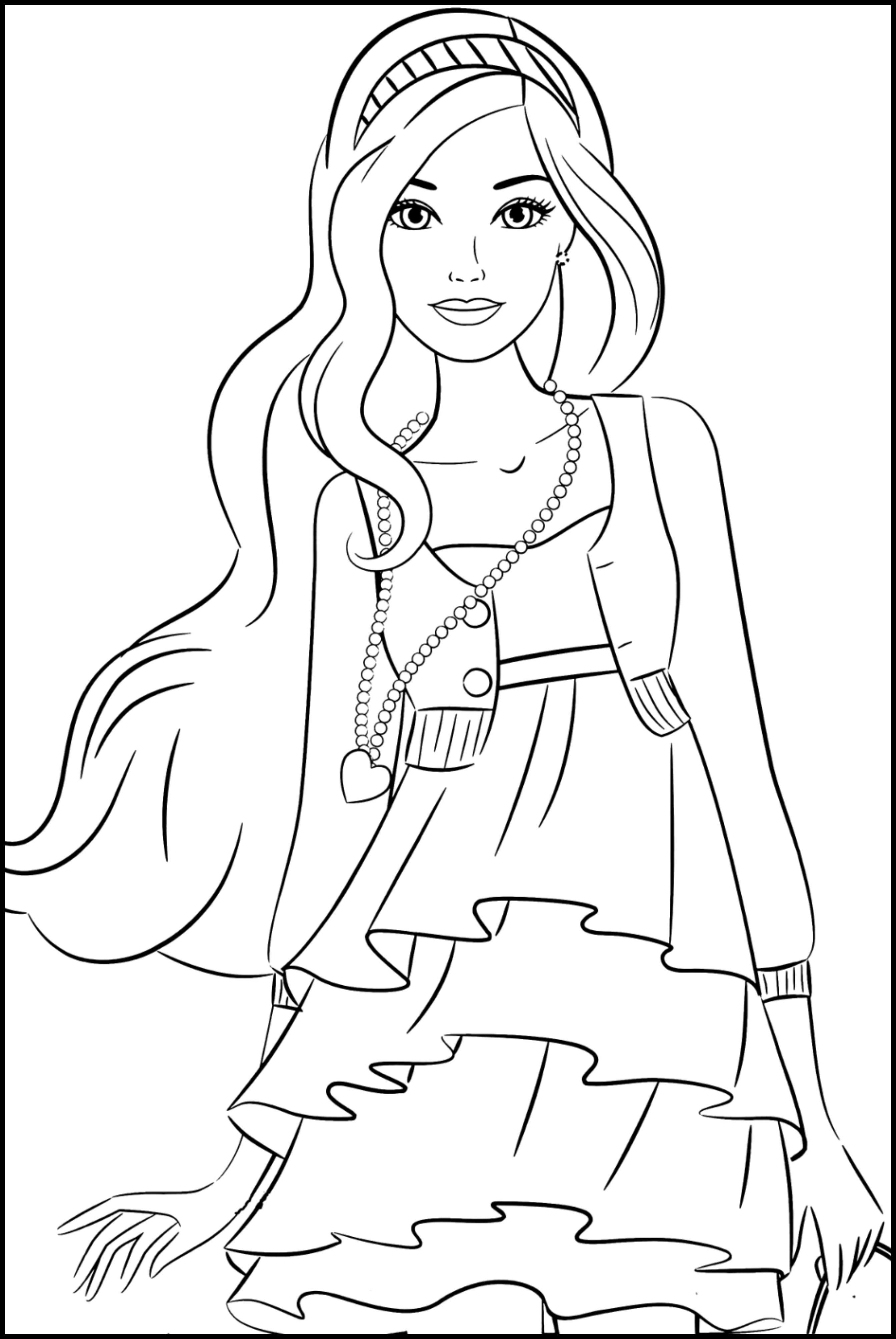 30+ Barbie Coloring Pages