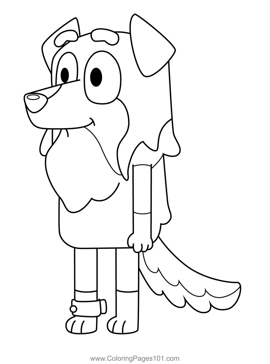 20+ Bluey Coloring Pages