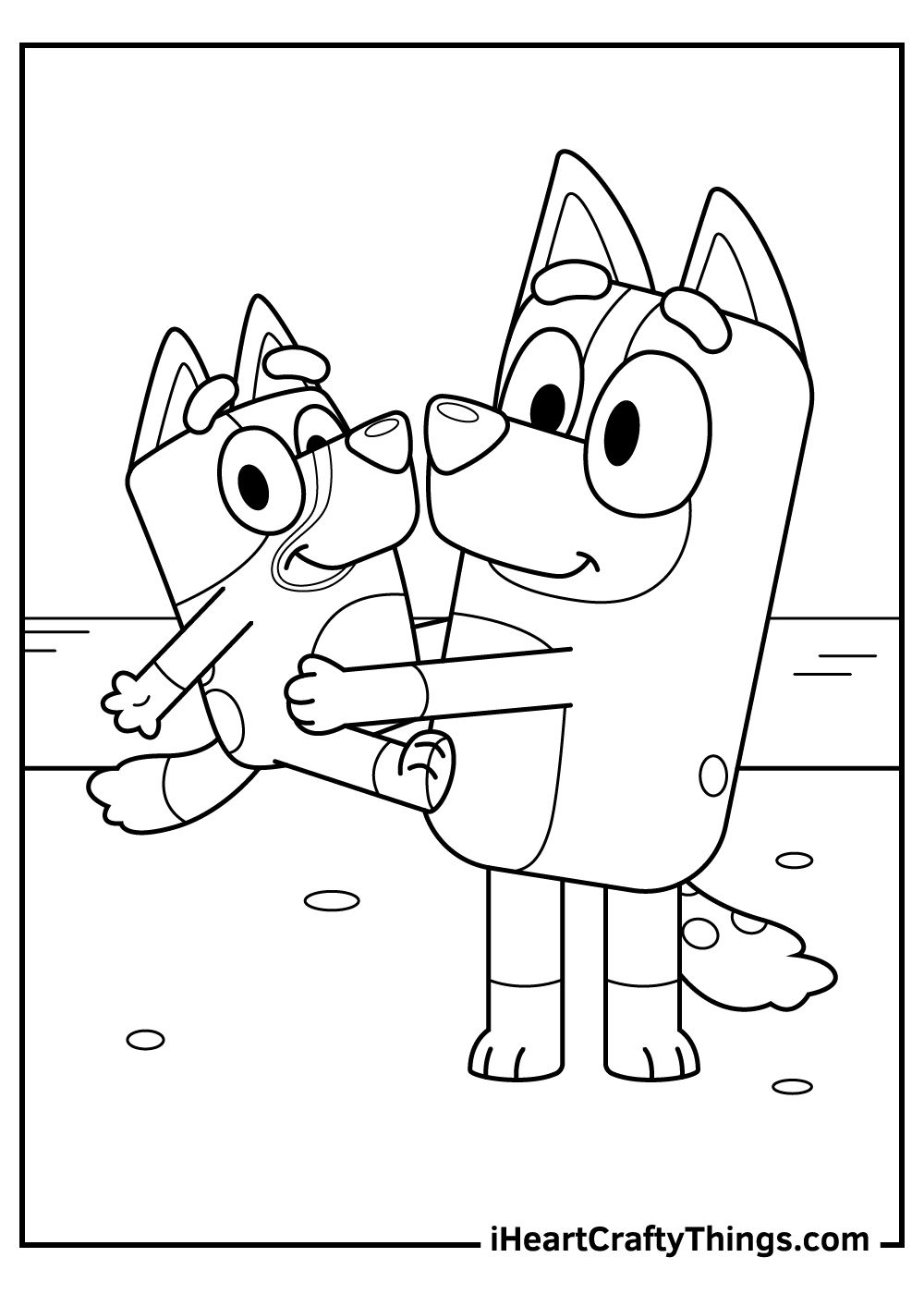 30+ Bluey Coloring Pages