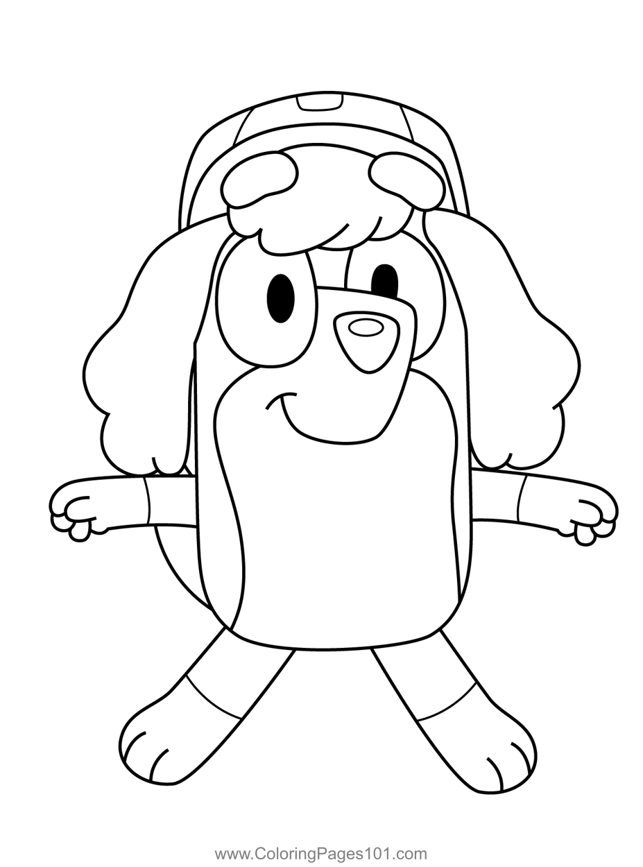 25+ Bluey Coloring Pages