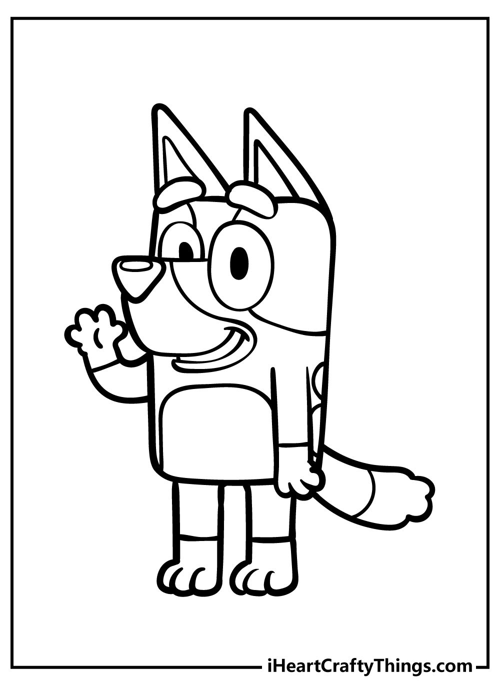 30+ Bluey Coloring Pages