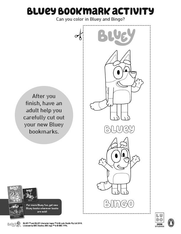 20+ Bluey Coloring Pages