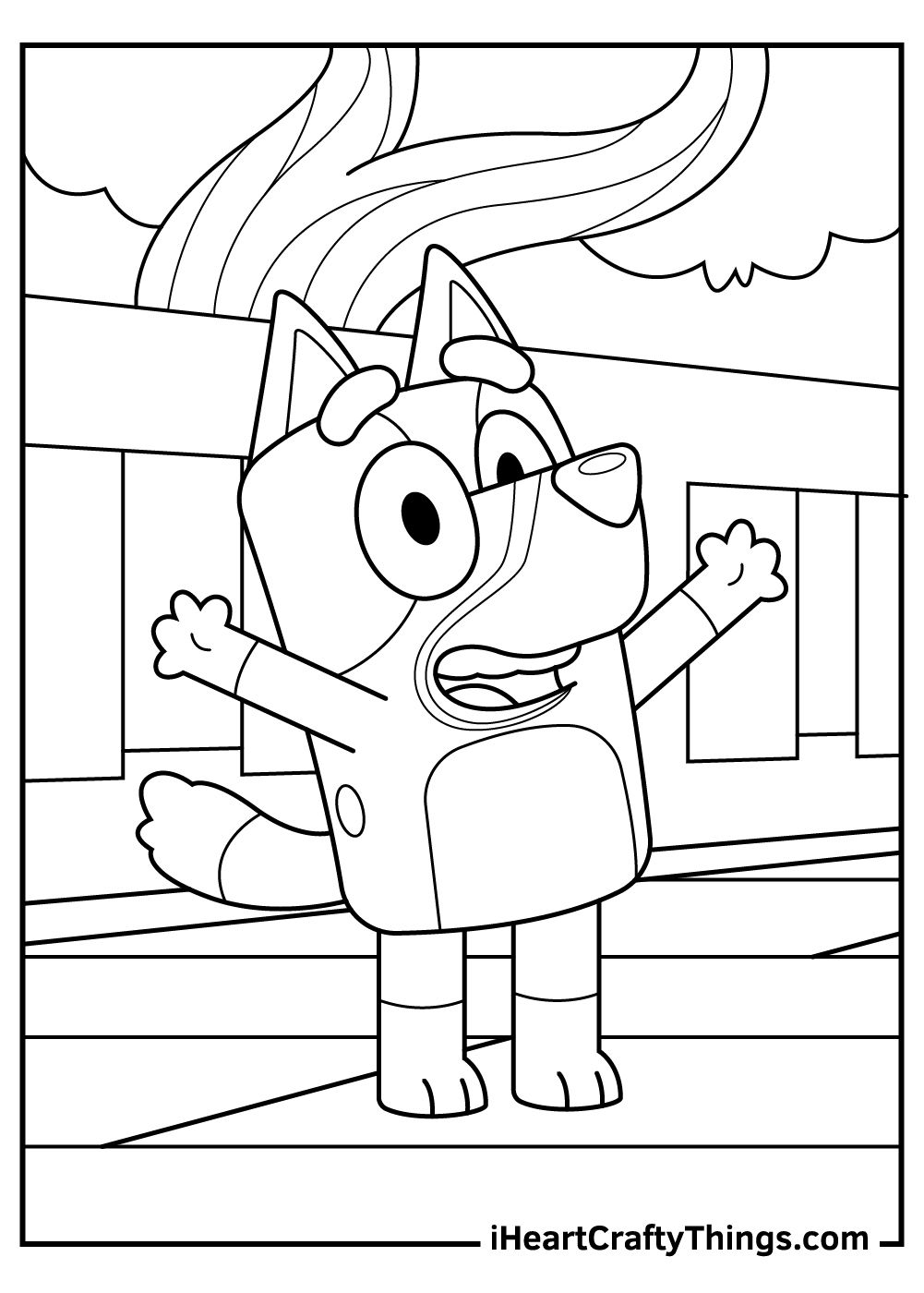 20+ Bluey Coloring Pages