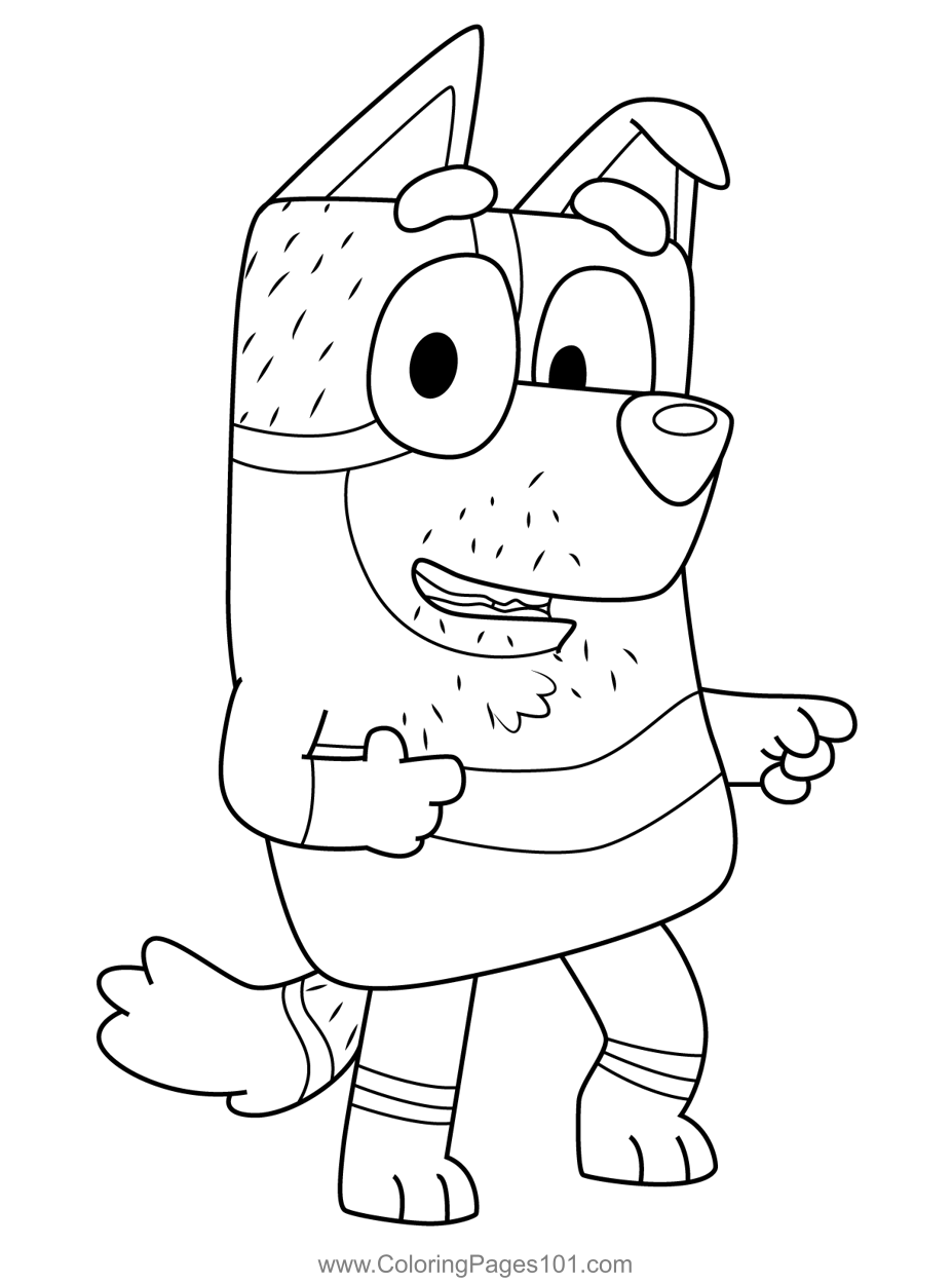 20+ Bluey Coloring Pages