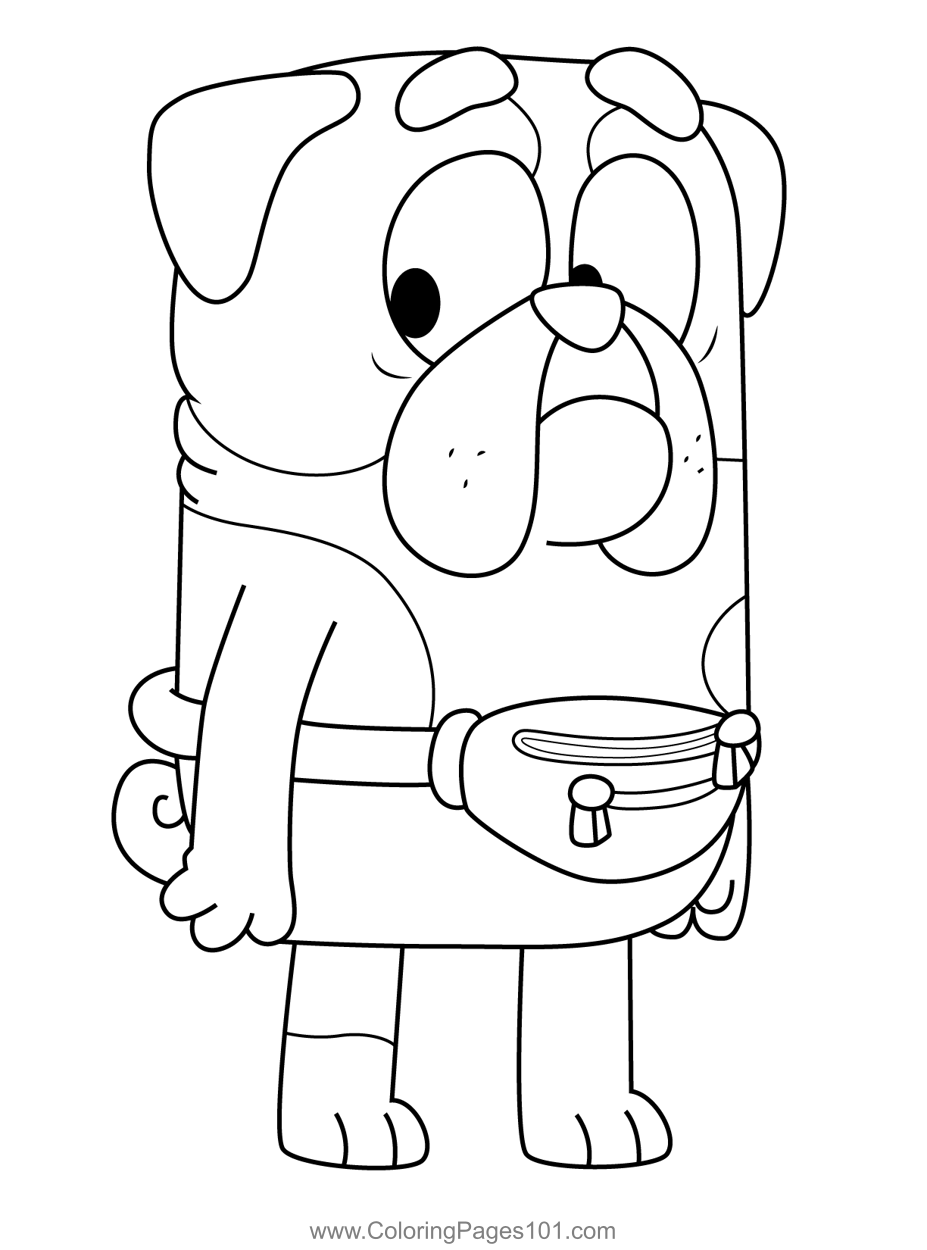 15+ Bluey Coloring Pages