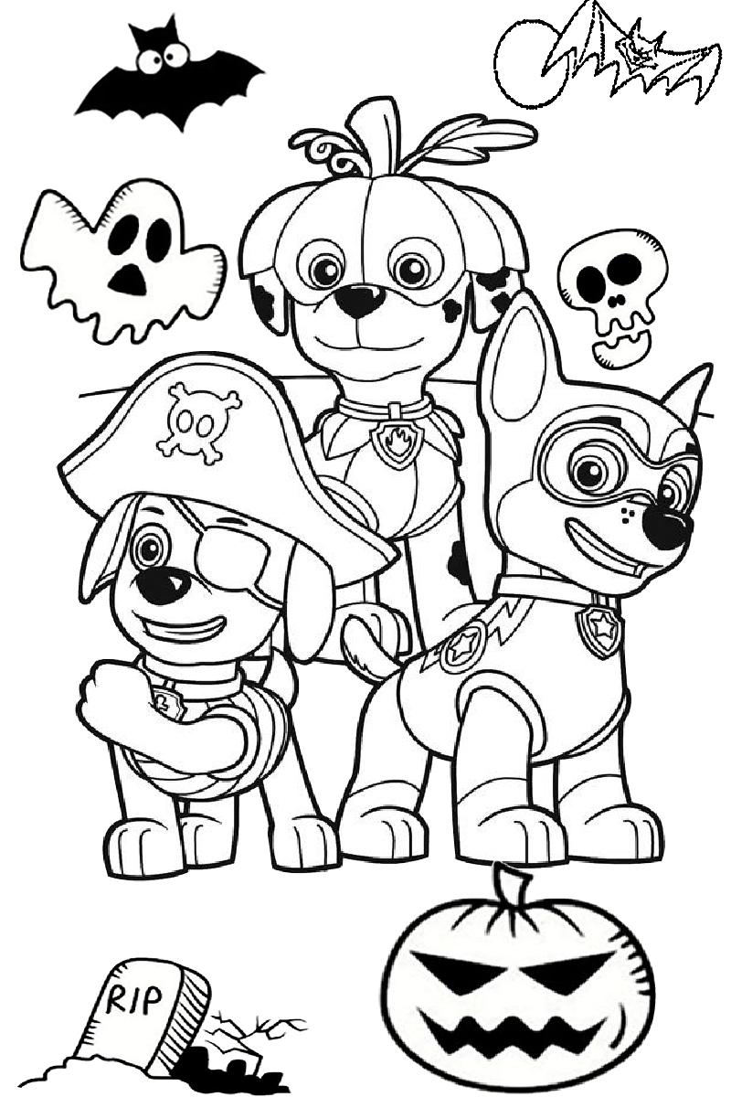 20+ Cute Halloween Coloring Pages