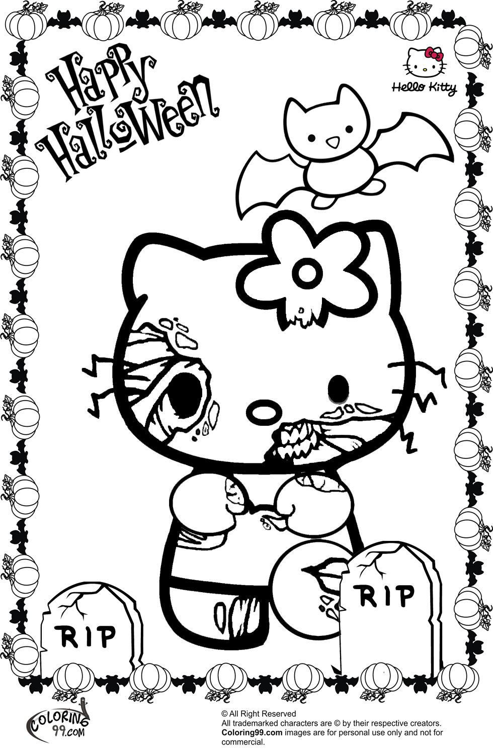 30+ Halloween Coloring Pages