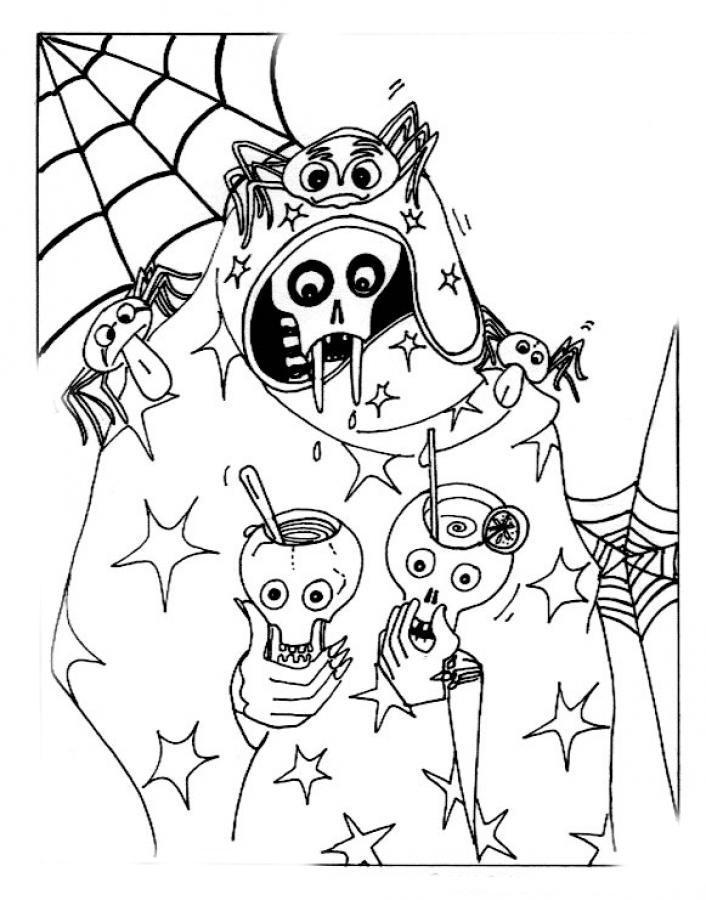 25+ Halloween Coloring Pages