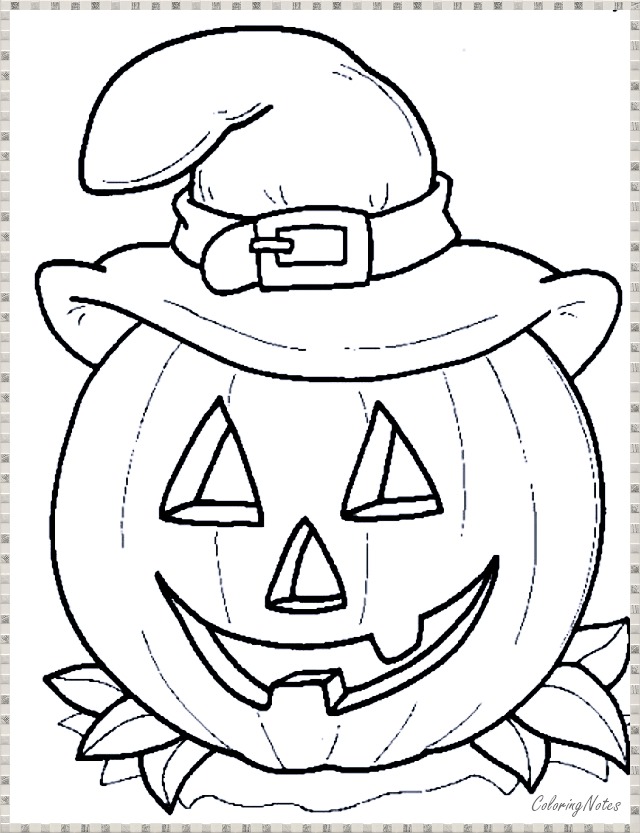 15+ Halloween Coloring Pages