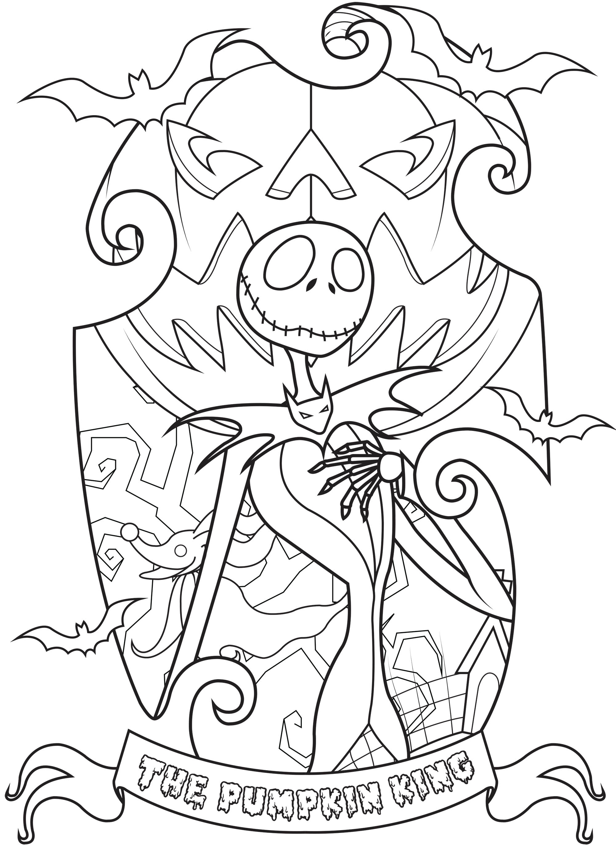 25+ Halloween Coloring Pages