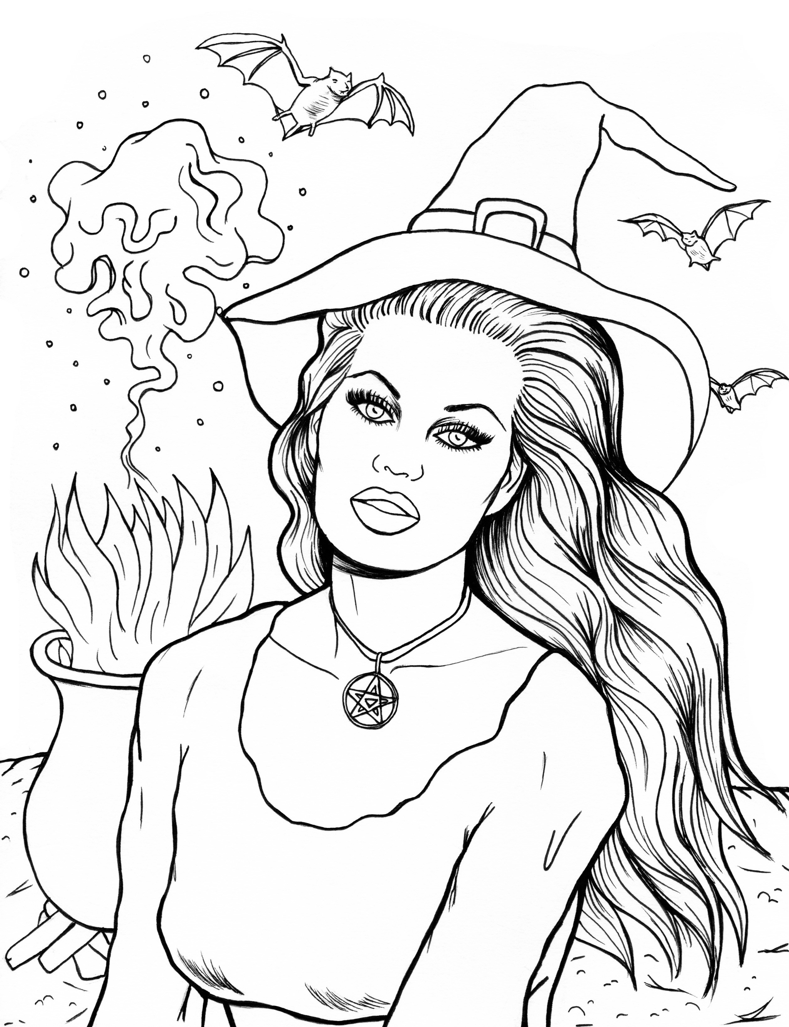 15+ Halloween Coloring Pages