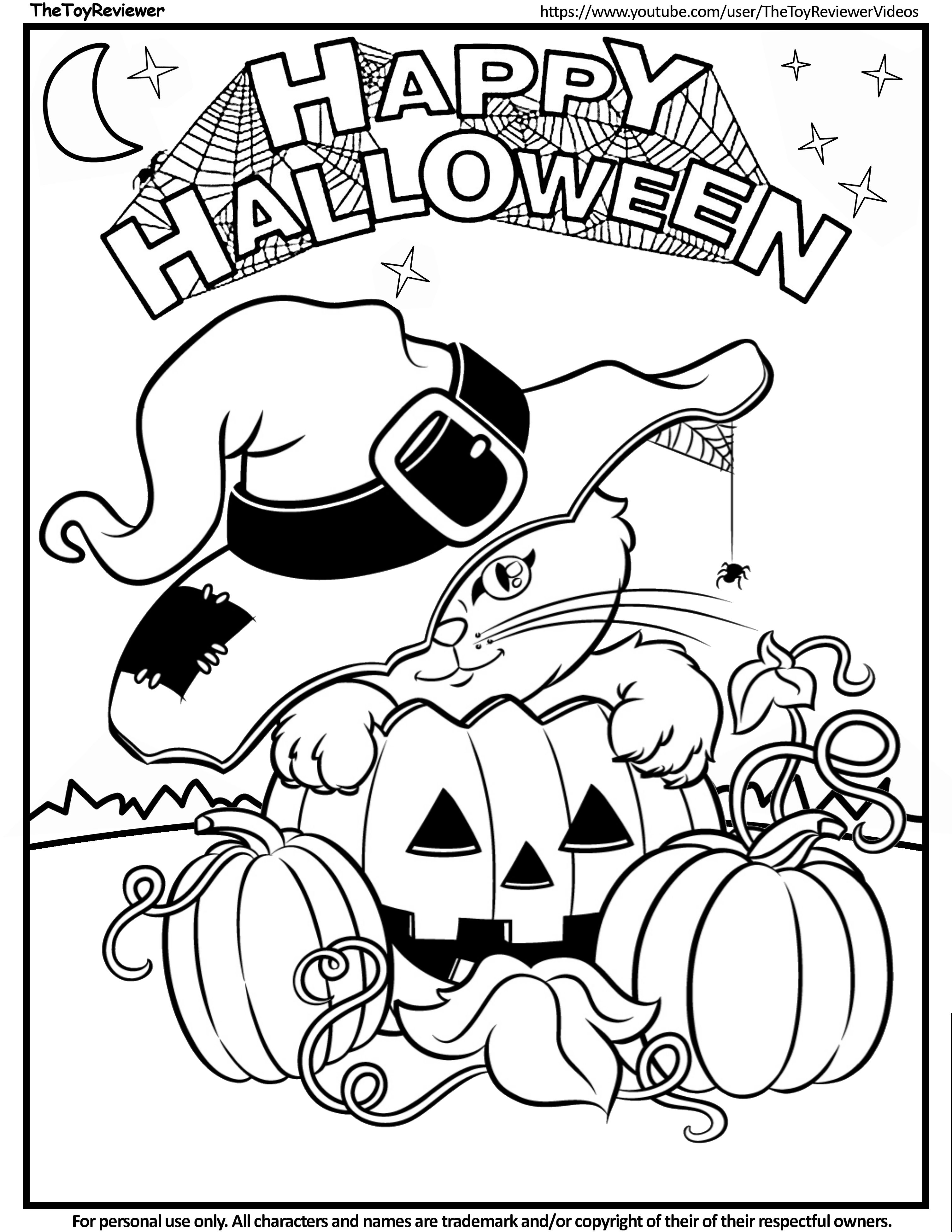 20+ Halloween Coloring Pages