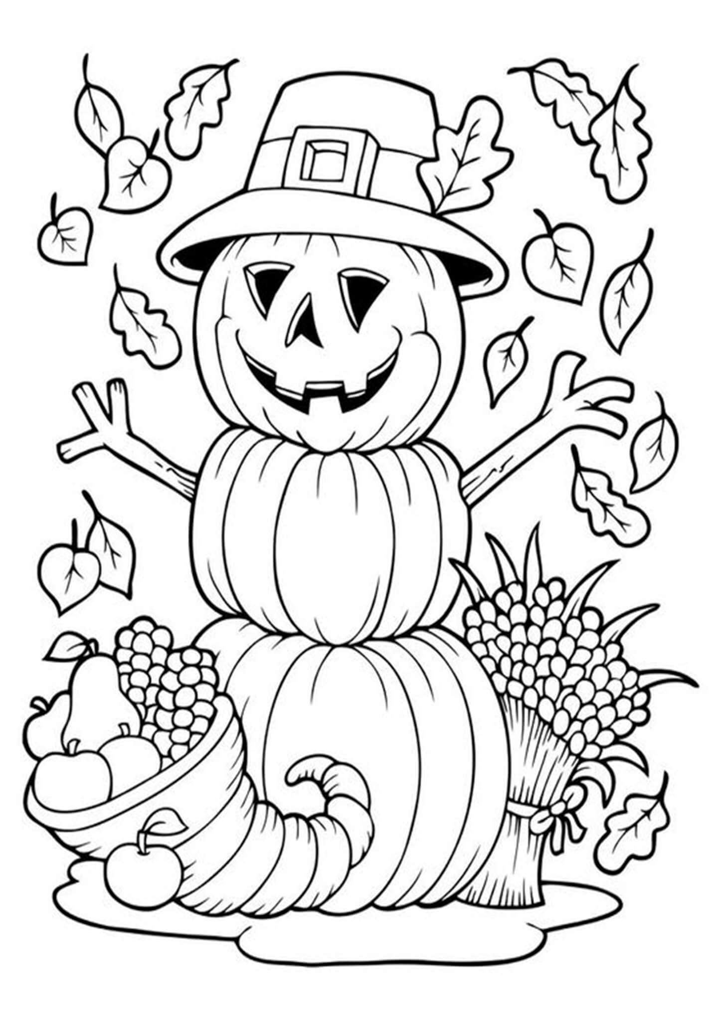 15+ Halloween Coloring Pages