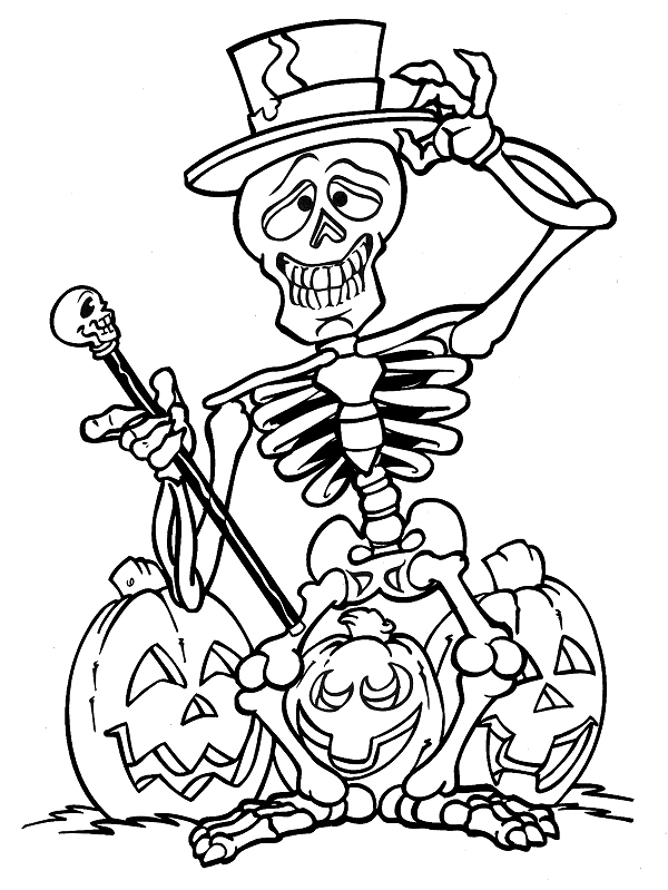 15+ Halloween Coloring Pages