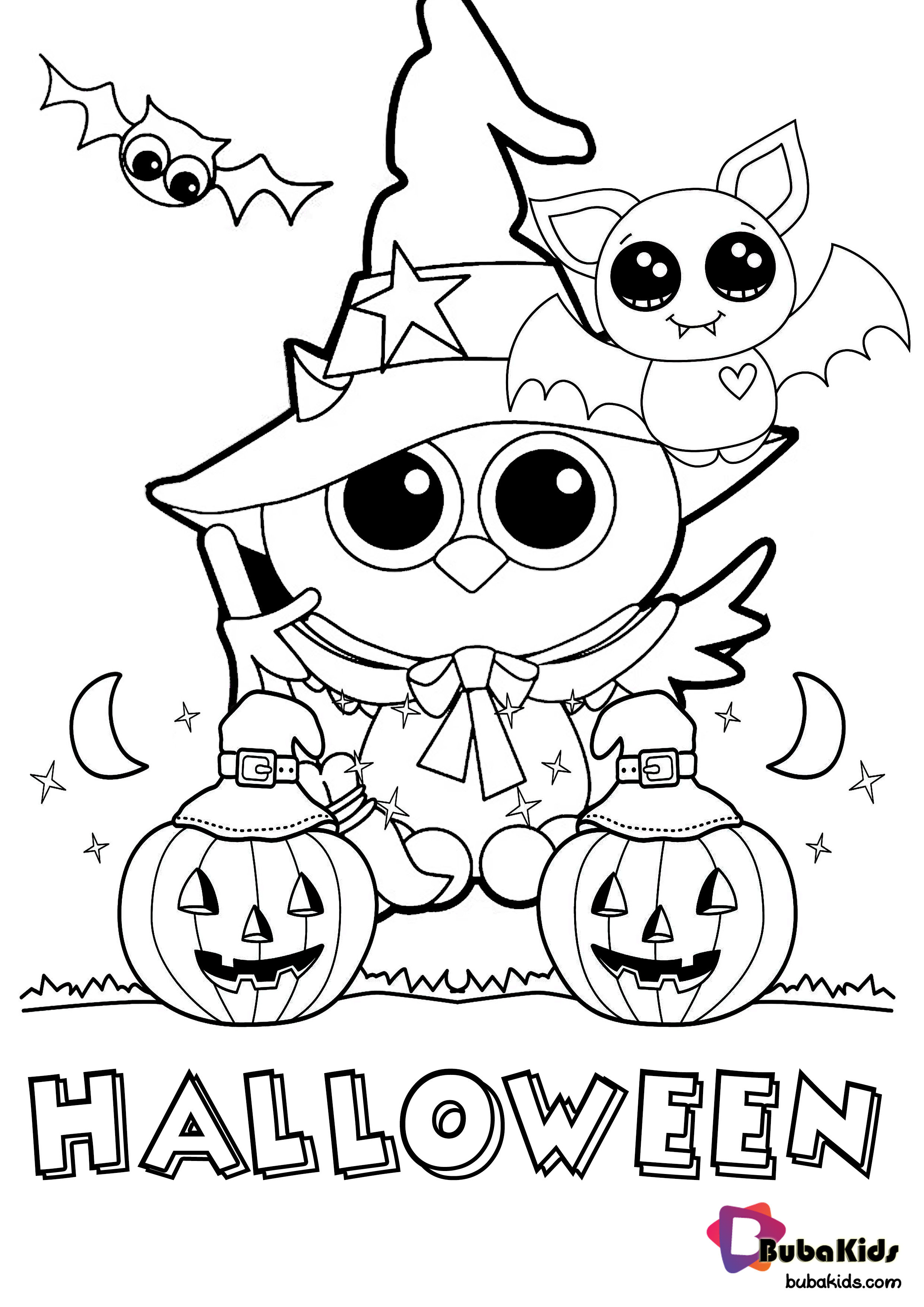 30+ Halloween Coloring Pages