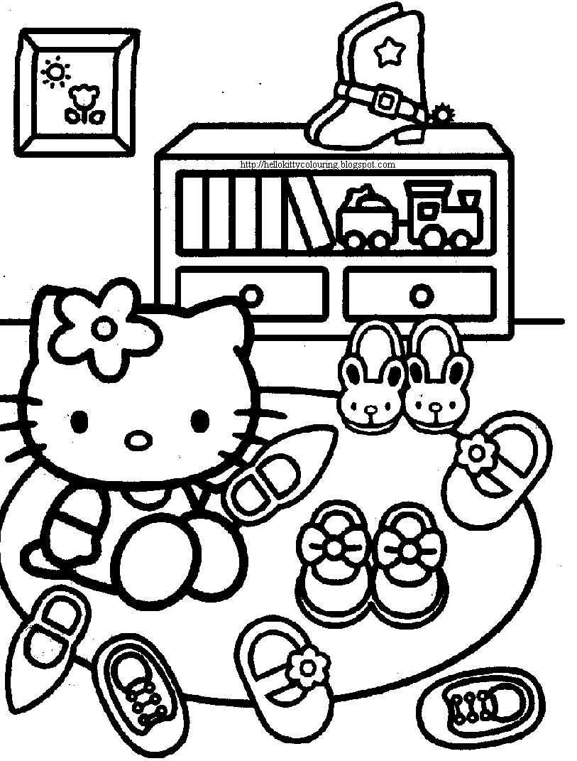 25+ Hello Kitty Coloring Pages for Kids