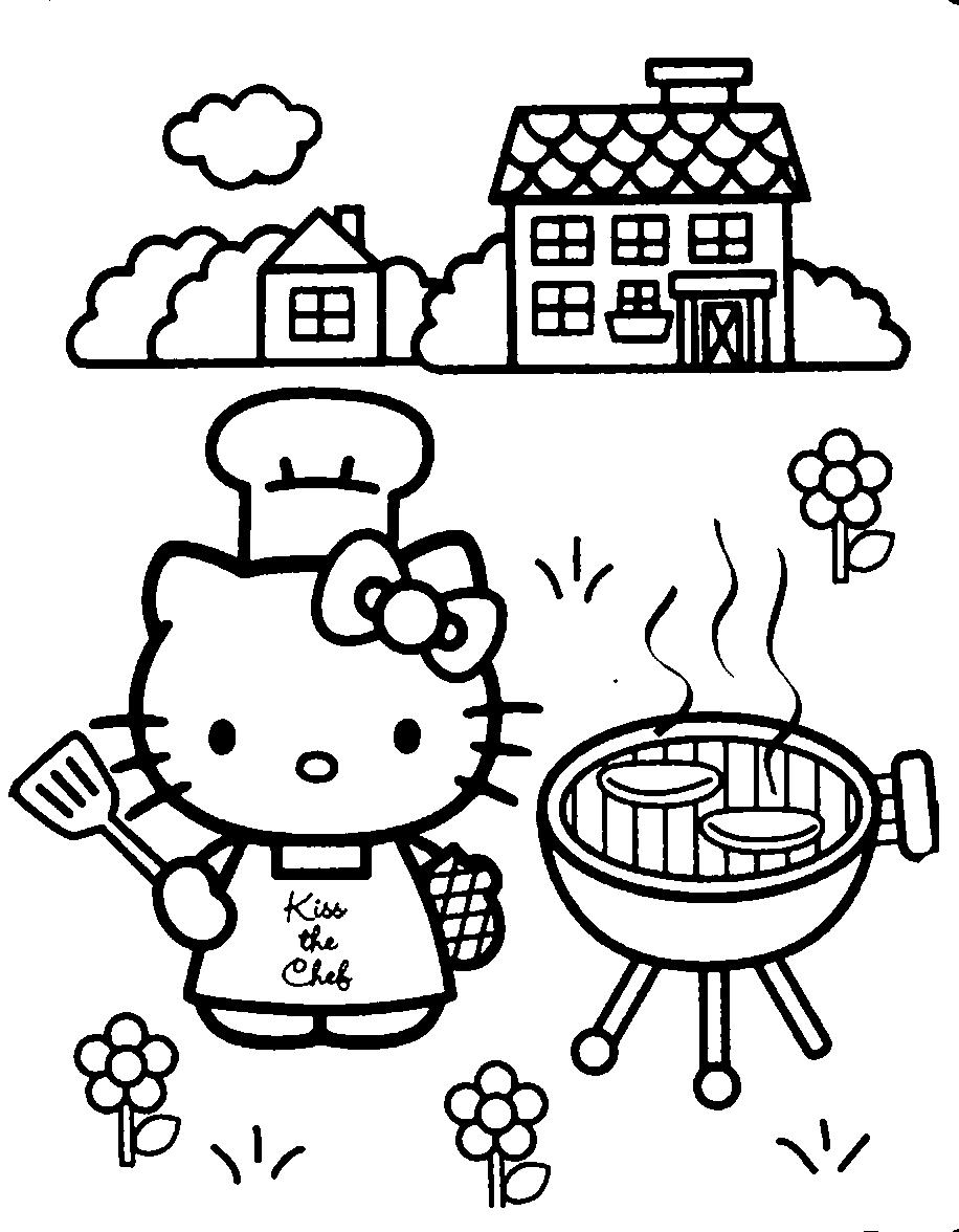 25+ Hello Kitty Coloring Pages for Kids