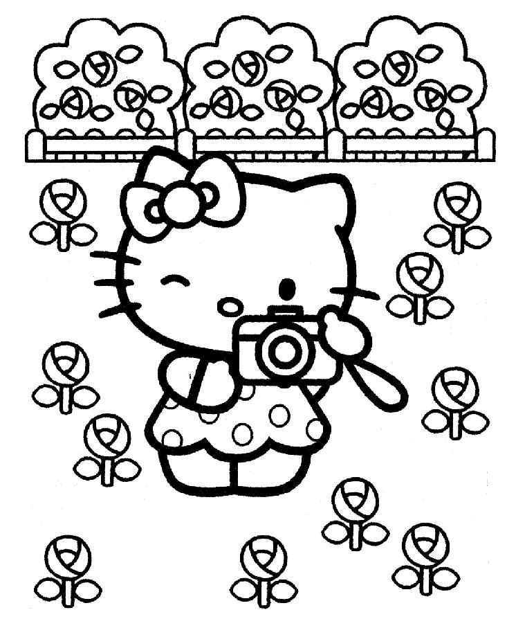 30+ Hello Kitty Coloring Pages for Kids