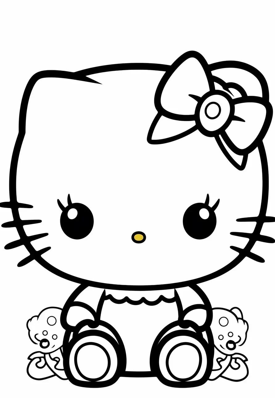 30+ Hello Kitty Coloring Pages for Kids