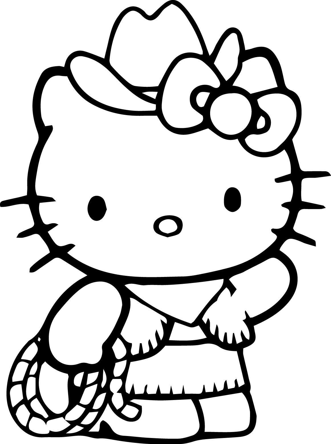 25+ Hello Kitty Coloring Pages for Kids