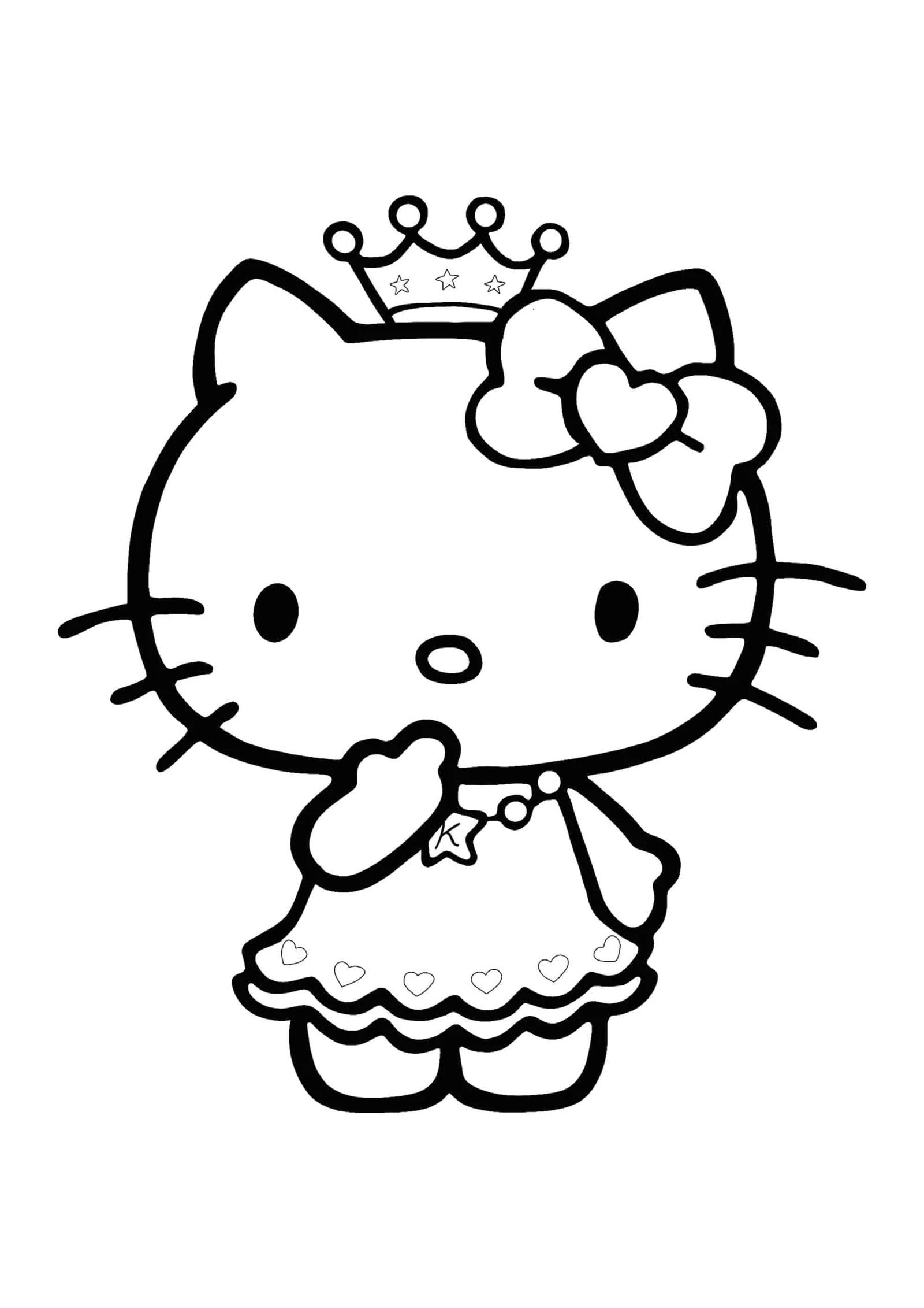 25+ Hello Kitty Coloring Pages for Kids