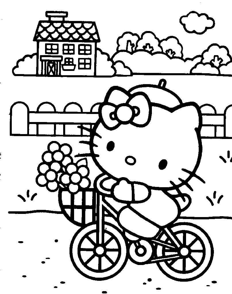 30+ Hello Kitty Coloring Pages for Kids