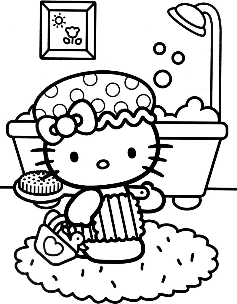 20+ Hello Kitty Coloring Pages for Kids