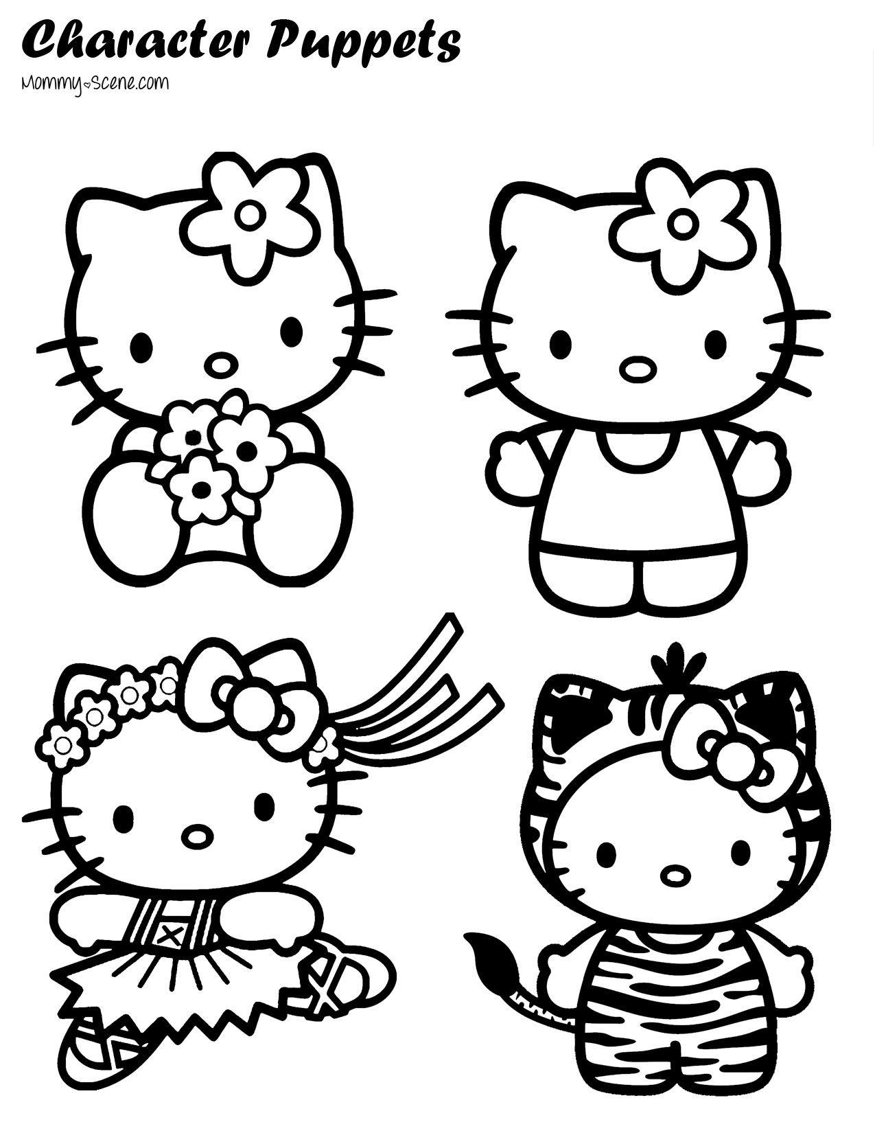 25+ Hello Kitty Coloring Pages for Kids