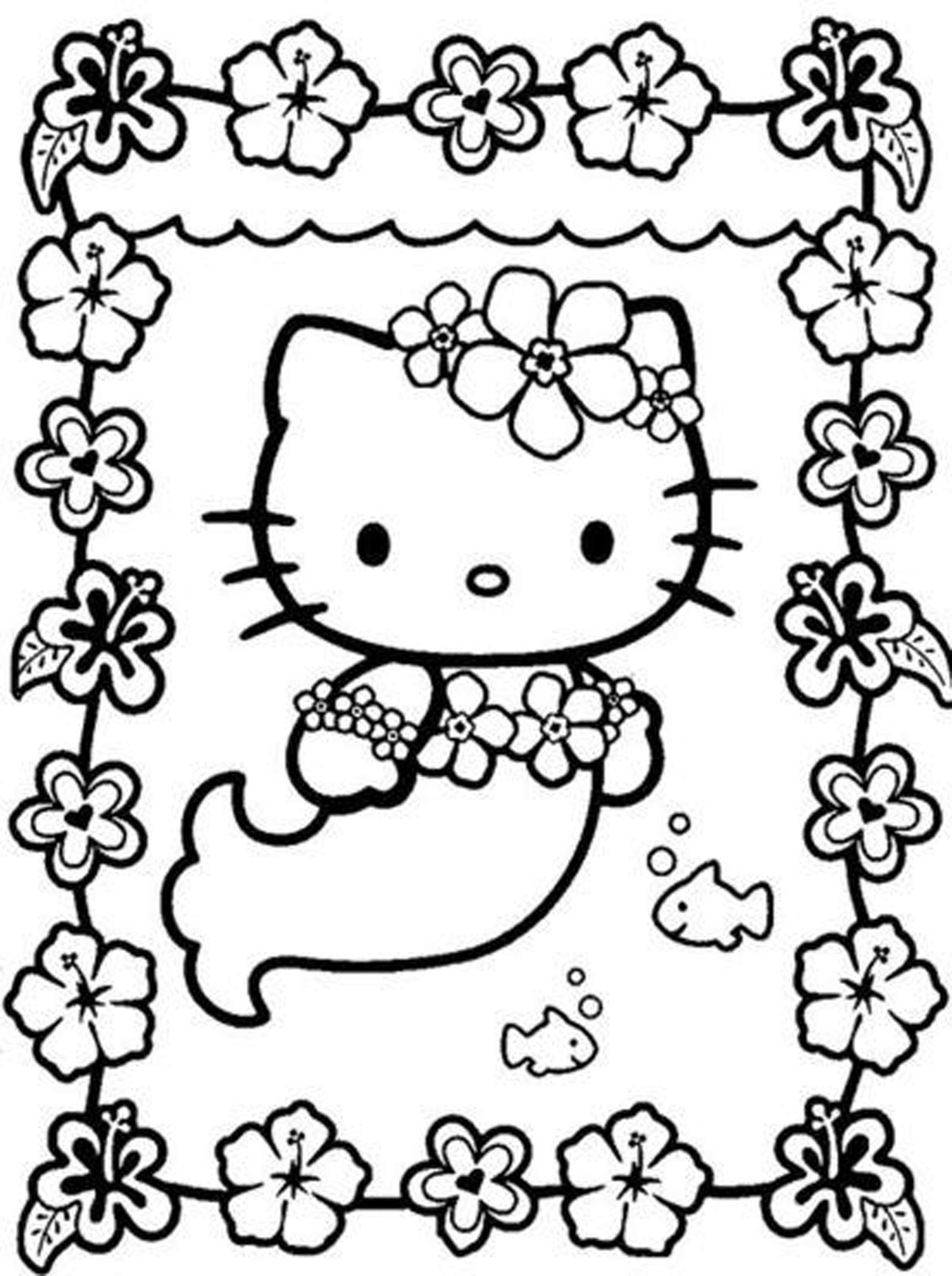 30+ Hello Kitty Coloring Pages for Kids