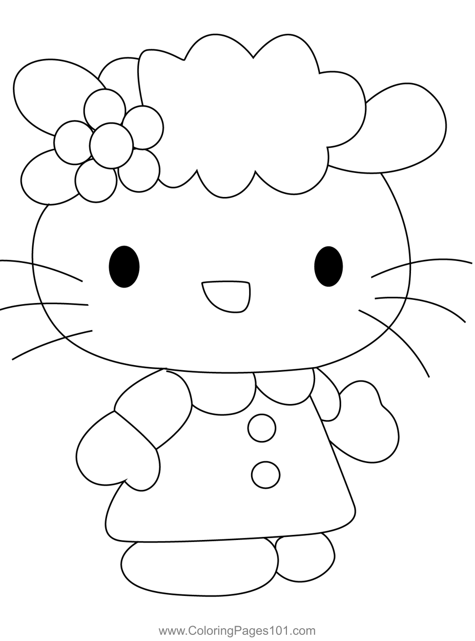 25+ Hello Kitty Coloring Pages for Kids