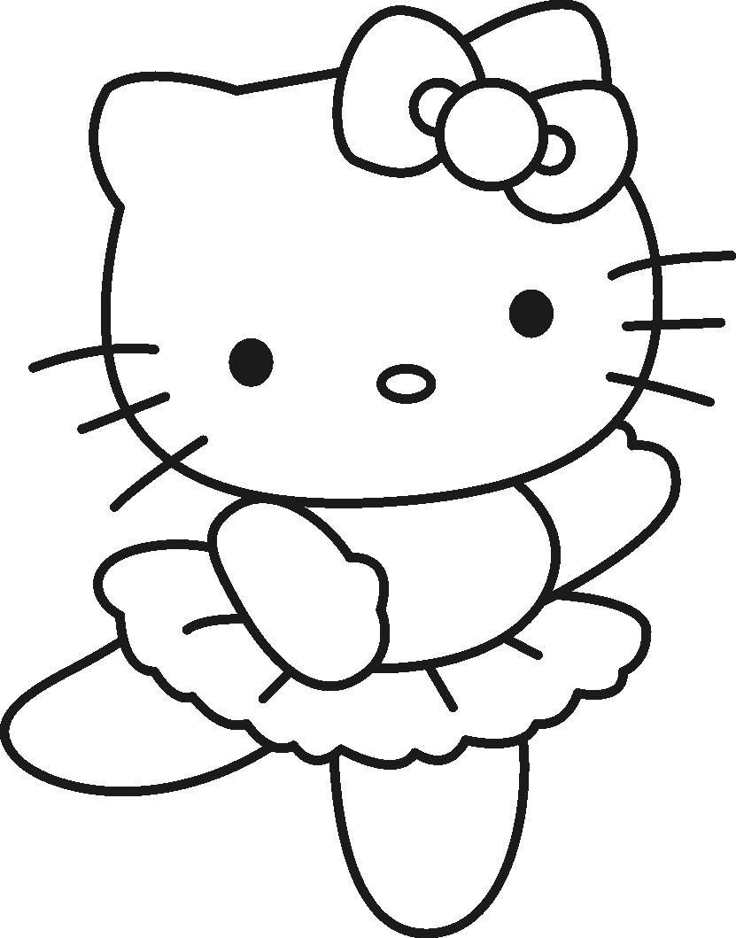 20+ Hello Kitty Coloring Pages for Kids