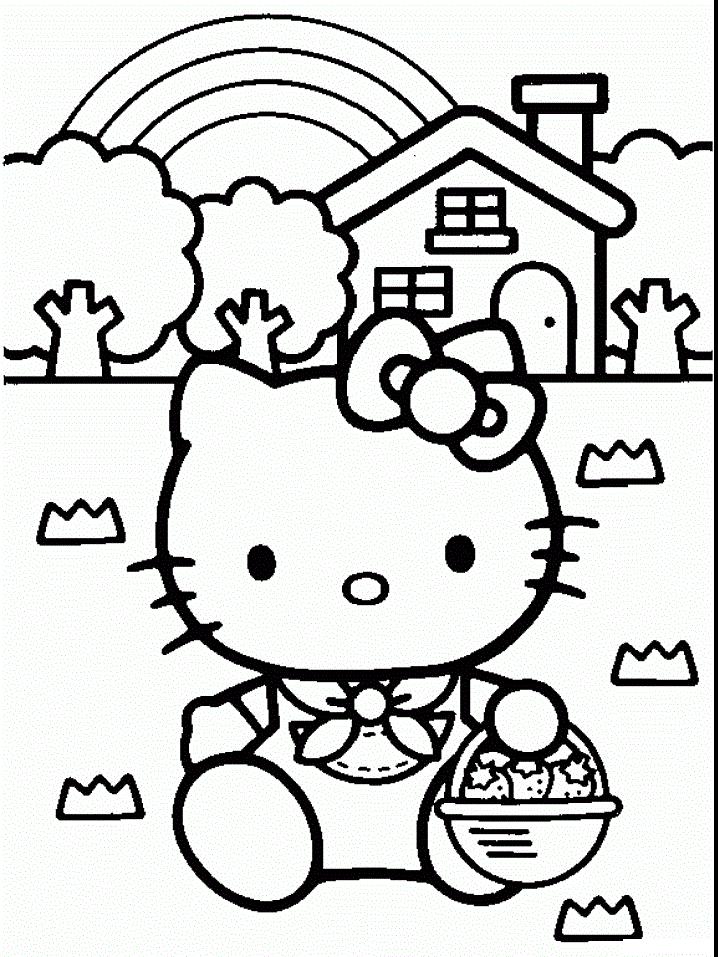 20+ Hello Kitty Coloring Pages for Kids