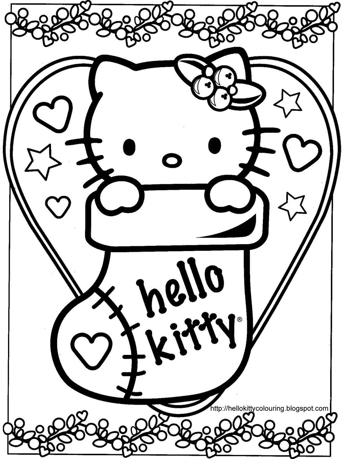 20+ Hello Kitty Coloring Pages for Kids