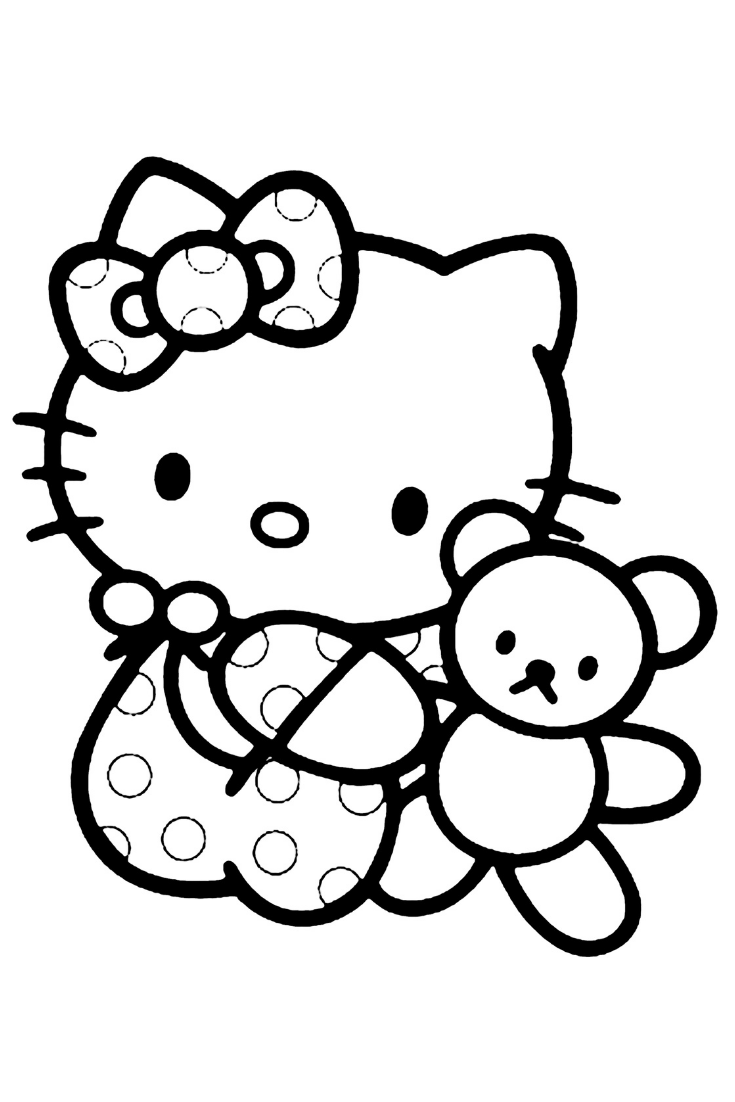 30+ Hello Kitty Coloring Pages for Kids