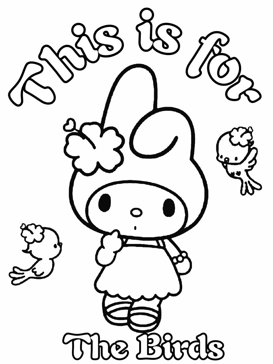 15+ Sanrio Coloring Pages for Kids