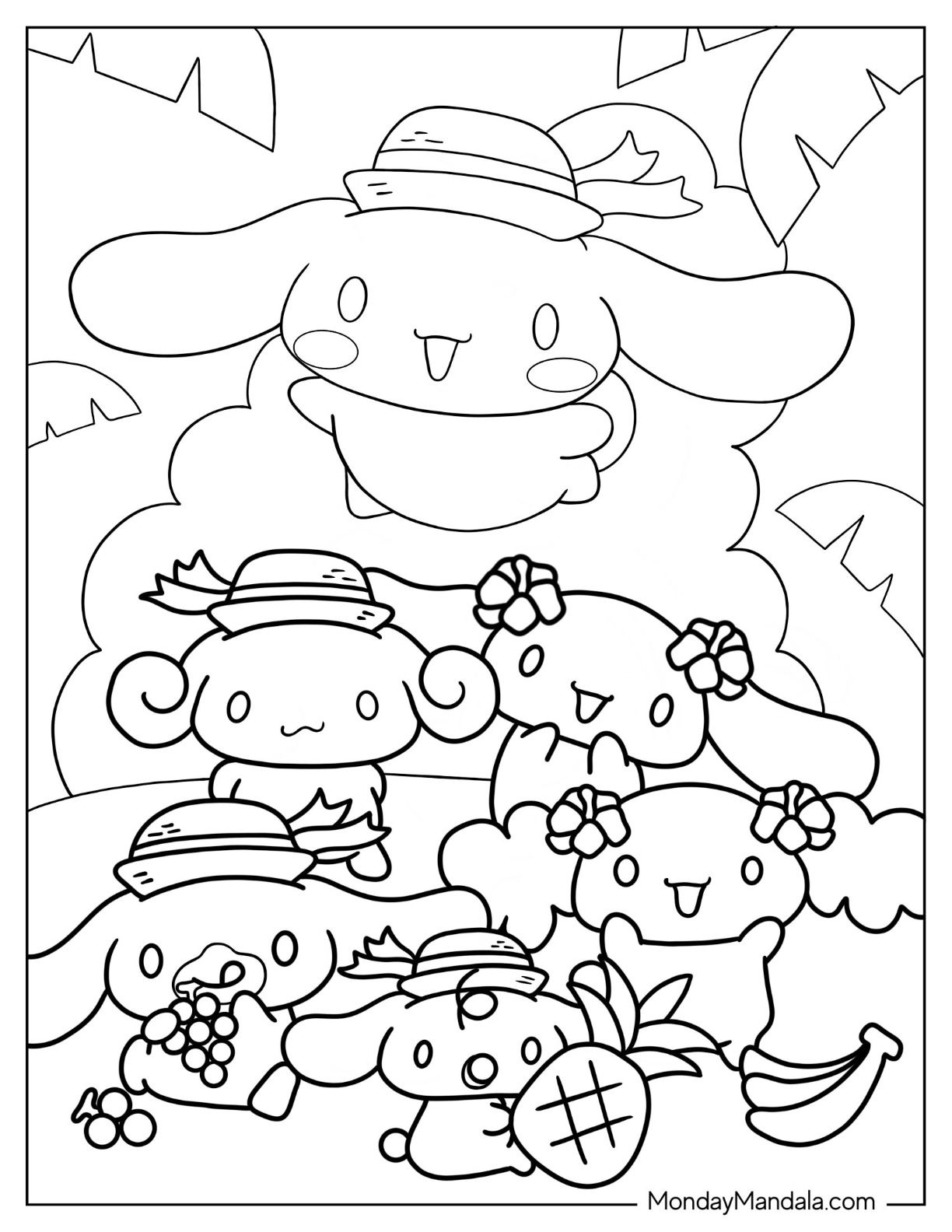 25+ Sanrio Coloring Pages for Kids