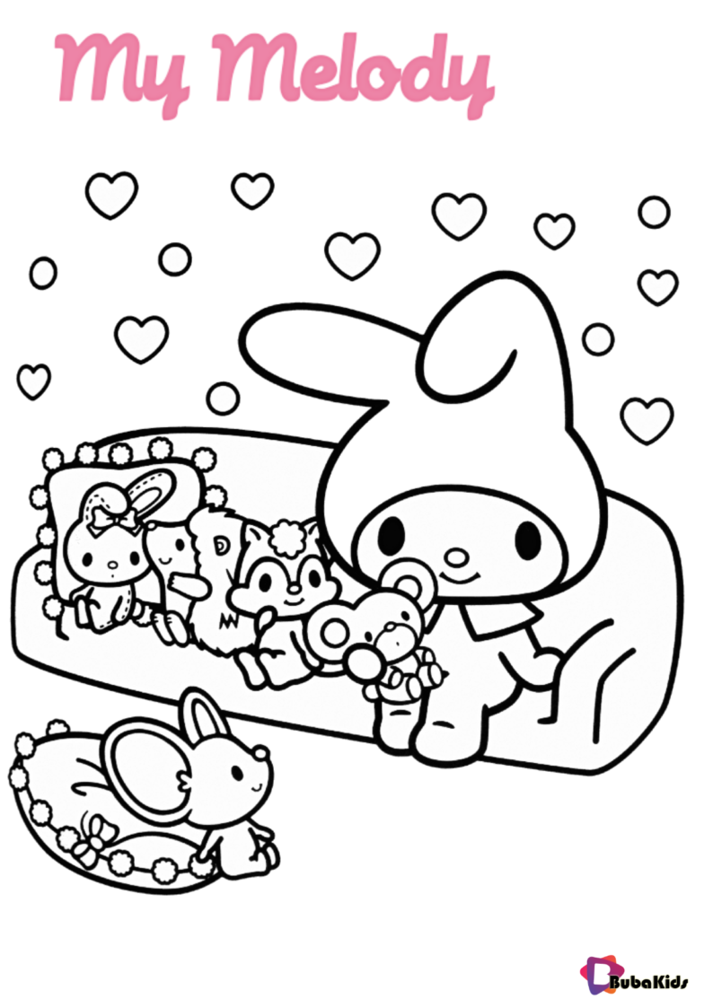 25+ Sanrio Coloring Pages for Kids