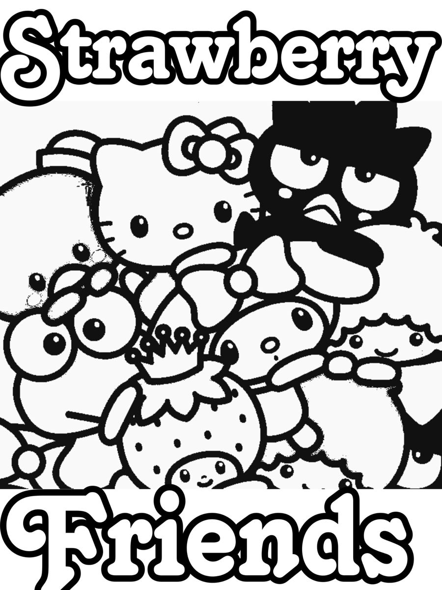 20+ Sanrio Coloring Pages for Kids