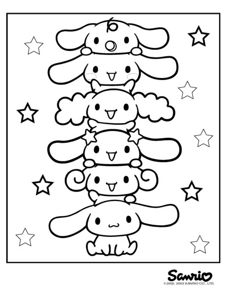 20+ Sanrio Coloring Pages for Kids