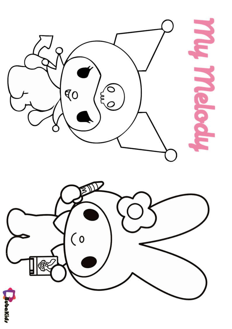 20+ Sanrio Coloring Pages for Kids