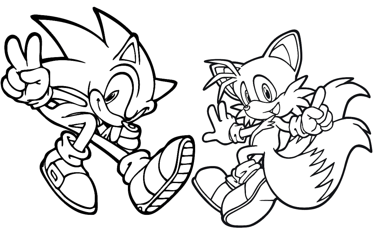 25+ Sonic Coloring Pages