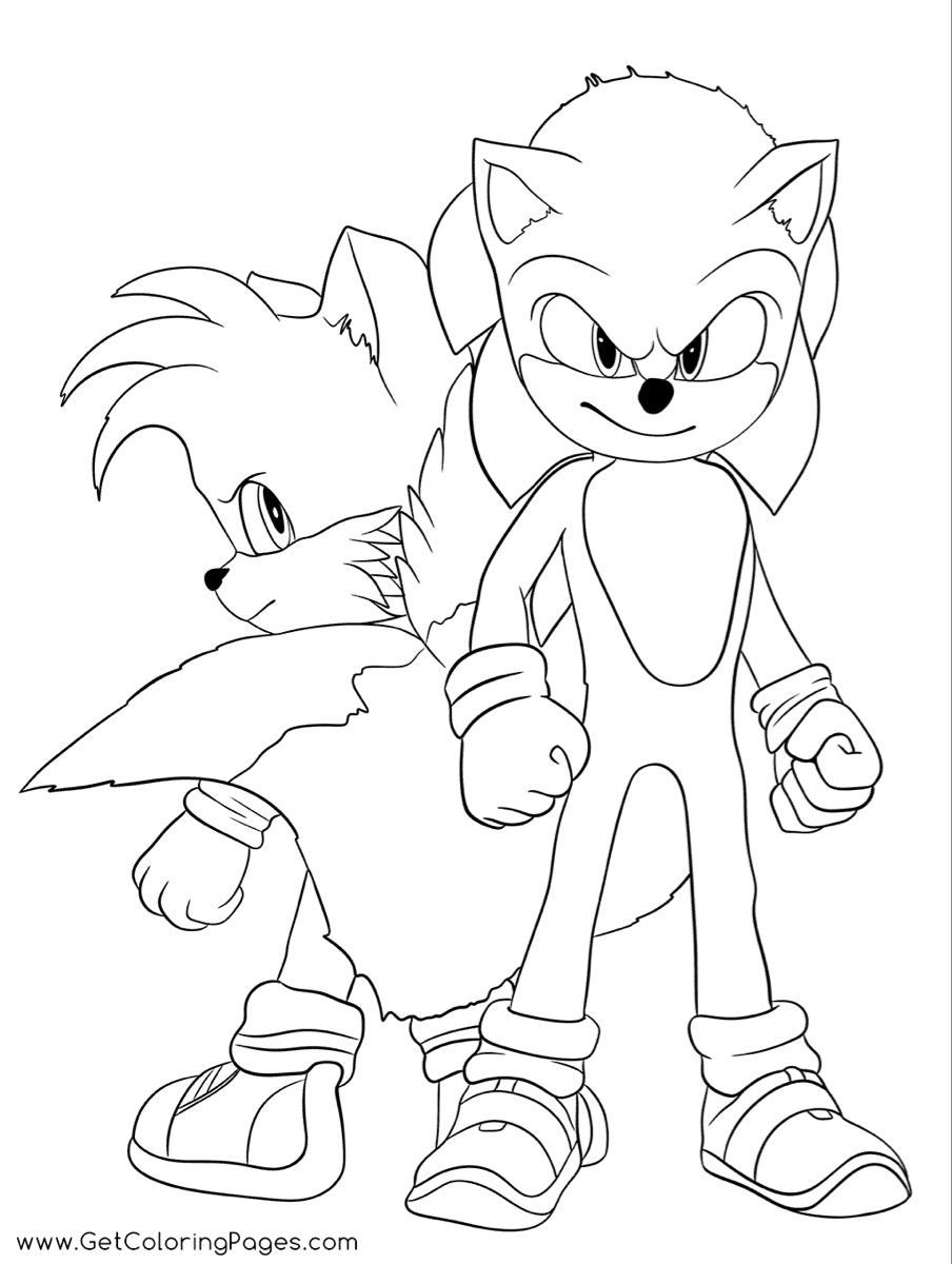 20+ Sonic Coloring Pages