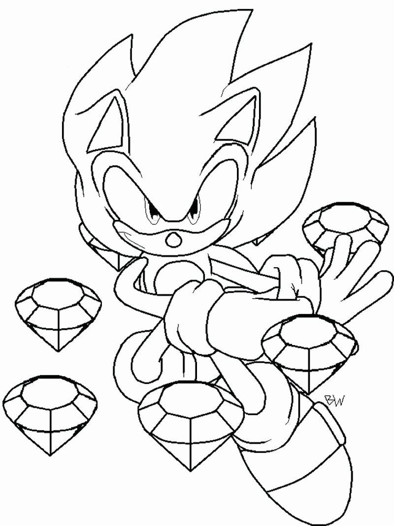 25+ Sonic Coloring Pages